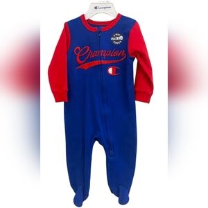Champion Baby Boy Red and Blue One Piece